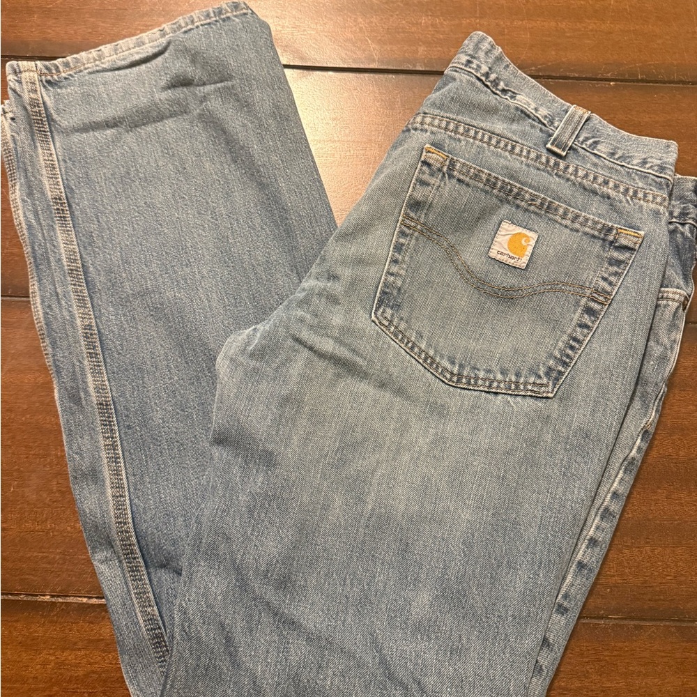 Carhartt Relaxed Fit Denim Jeans 36x34 – Classic Light Wash